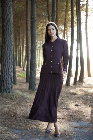 MOODBASIC ETEKLİ DÜĞMELİ TRİKO TAKIM