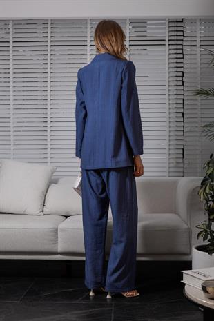 Moodbasic FERMUAR DETAYLI BLAZER CEKET TAKIM