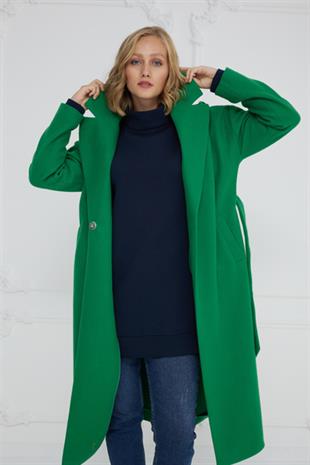 MOODBASİC KAŞE UZUN KABAN