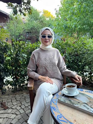 MOODBASIC NAKIŞLI TAŞLANMIŞ TEN CEL TUNİK