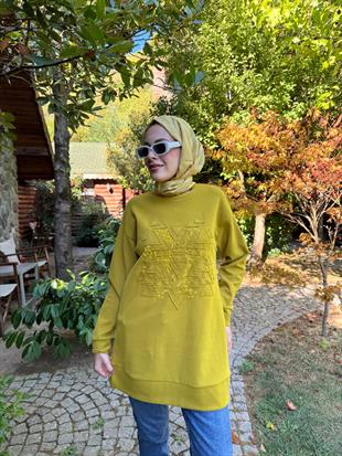 MOODBASIC NAKIŞLI TAŞLANMIŞ TEN CEL TUNİK