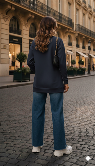 MOODBASIC NAKIŞLI TAŞLANMIŞ TEN CEL TUNİK