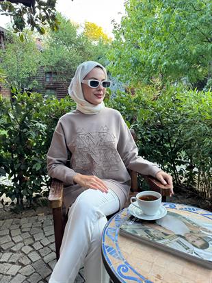 MOODBASIC NAKIŞLI TAŞLANMIŞ TEN CEL TUNİK