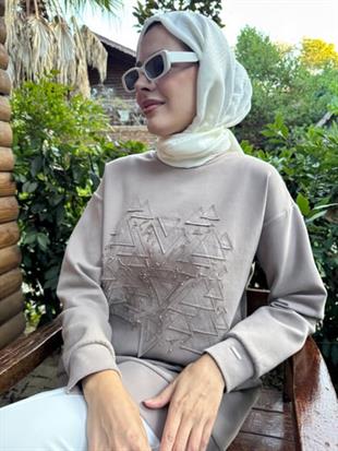 MOODBASIC NAKIŞLI TAŞLANMIŞ TEN CEL TUNİK