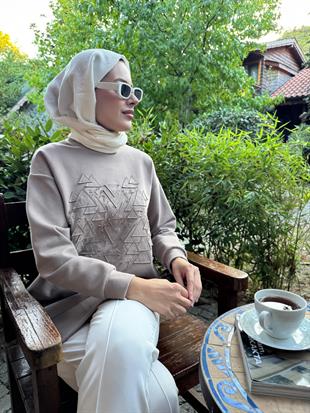 MOODBASIC NAKIŞLI TAŞLANMIŞ TEN CEL TUNİK