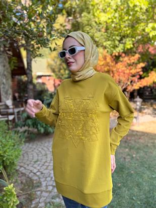 MOODBASIC NAKIŞLI TAŞLANMIŞ TEN CEL TUNİK