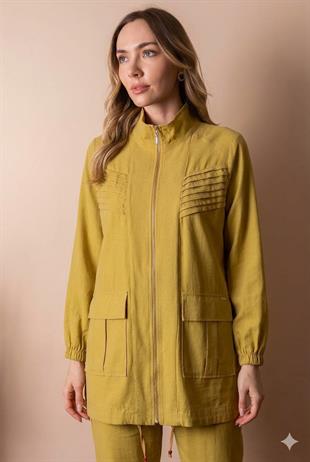 Moodbasic NERVÜRLÜ FERMUARLI ORGANİK PAMUK TAKIM