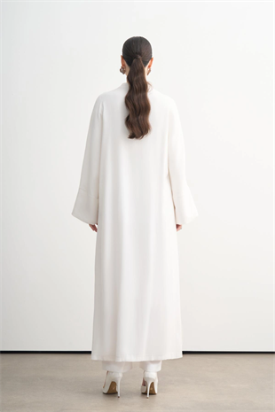 MOODBASIC ORGANZE ÇİÇEK NAKIŞLI FERACE