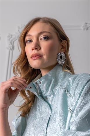 MOODBASİC PREMIUM BONCUK İŞLEMELİ BROKAR CEKET