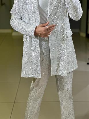 MOODBASİC PUL PAYET CEKET