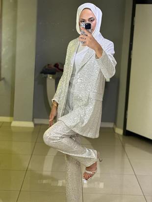 MOODBASİC PUL PAYET PANTOLON