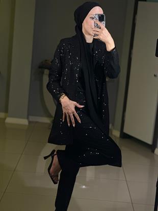 MOODBASİC PUL PAYET PANTOLON