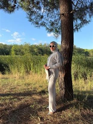 Moodbasic SERPME TAŞLI TRİKO TAKIM