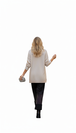 MOODBASIC TAŞ İŞLEMELİ TRİKO TUNİK