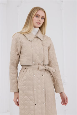 MOODBASİC TAŞ ŞERİTLİ KAPİTONE UZUN KAP