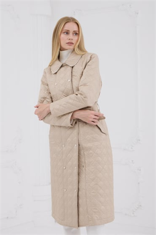 MOODBASİC TAŞ ŞERİTLİ KAPİTONE UZUN KAP