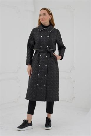 MOODBASİC TAŞ ŞERİTLİ KAPİTONE UZUN KAP