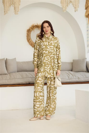 MOODBASİC TEN SEL DESENLİ TAKIM