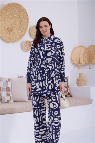 MOODBASİC TEN SEL DESENLİ TAKIM