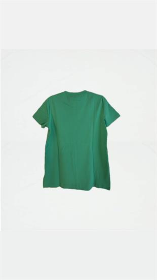 MOODBASIC YAZILI TAŞLI KISA KOLLU TSHIRT