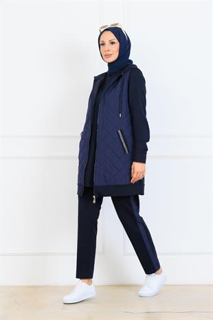 MOODBASİC YELEKLİ PANTOLONLU TAKIM