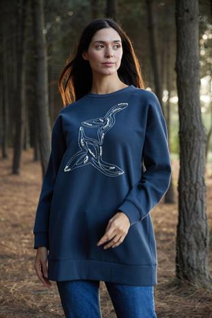 MOODBASIC ZİNCİR TAŞ İŞLEMELİ TUNİK