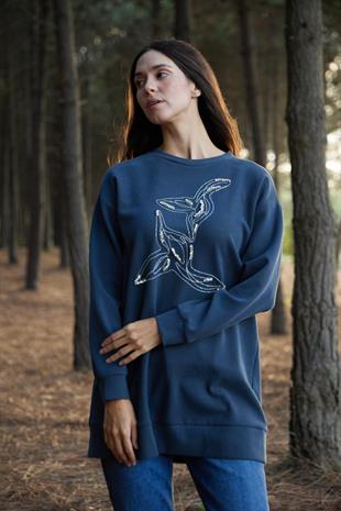 MOODBASIC ZİNCİR TAŞ İŞLEMELİ TUNİK