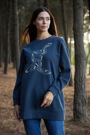 MOODBASIC ZİNCİR TAŞ İŞLEMELİ TUNİK