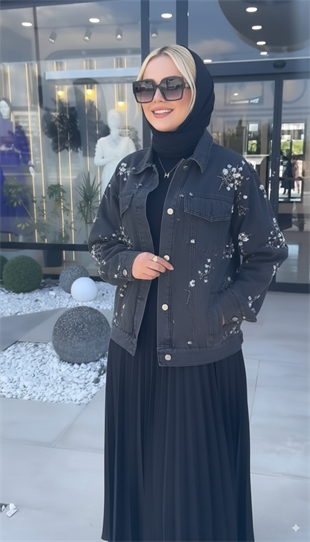 MOOR İTHAL İNCİLİ TAŞLI MERWE KOT CEKET