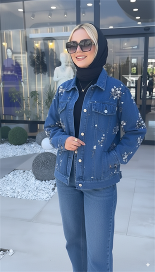 MOOR İTHAL İNCİLİ TAŞLI MERWE KOT CEKET