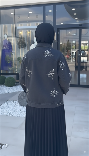 MOOR İTHAL İNCİLİ TAŞLI MERWE KOT CEKET