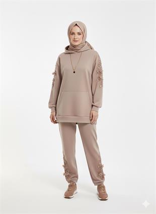MOOR KOLLARI VE PAÇASI TAŞLI MODAL İTHAL TAKIM 