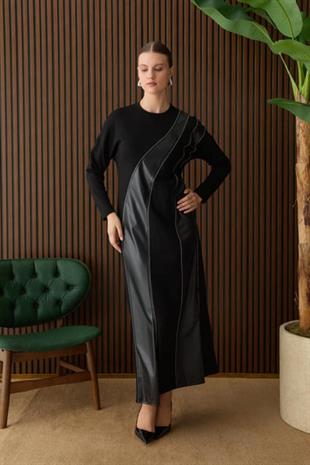 Müsemma Büyük Beden Ayşan Elbise