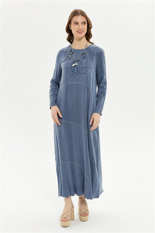 Müsemma Büyük Beden Mahperi Elbise