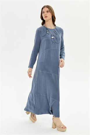 Müsemma Büyük Beden Mahperi Elbise