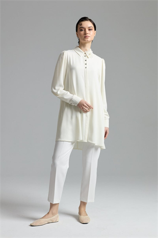 Nihan Aksesuar Detaylı Şık Tunik