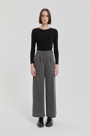 NİHAN Apolet Detaylı Denim Pantolon