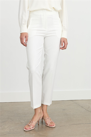 Nihan Beli Pensli Ütü İzli Havuç Pantolon