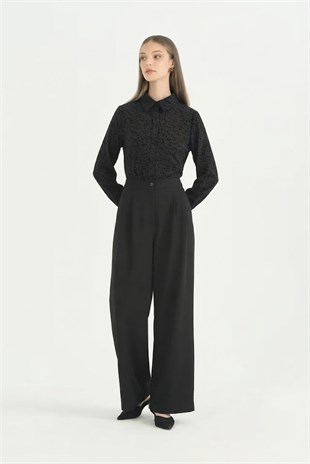 NİHAN İki Pileli Palazzo Pantalon