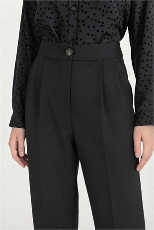 NİHAN İki Pileli Palazzo Pantalon