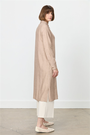 Nihan Örgü Çiçek Detaylı Tunik