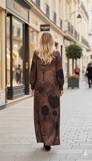 NOİ JARSE BAŞAK TANELİ KASIMPATI ÇİÇEKLİ A FORM ELBİSE