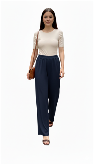 NOİ KREP JARSE UZUN MANŞETLİ BLUZ