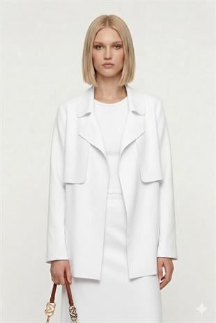 NOİ SCUBA KISA CEPKENLİ CEKET