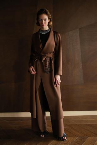 NOİ SCUBA ŞAL YAKA FLOGLU CEKET