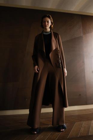 NOİ SCUBA ŞAL YAKA FLOGLU CEKET