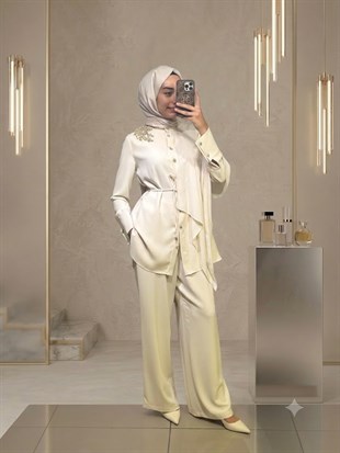 NURE İPEK VİEN ŞİFON TAKIM