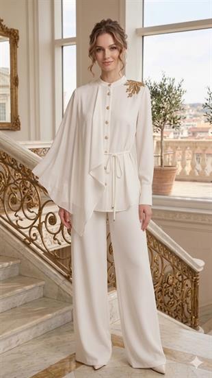 NURE İPEK VİEN ŞİFON TAKIM