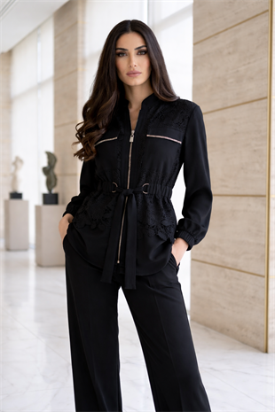 NURE LİLİ DANTEL TAKIM