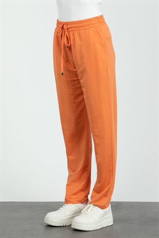 On Triko Lastikli Dar Paça Pantolon